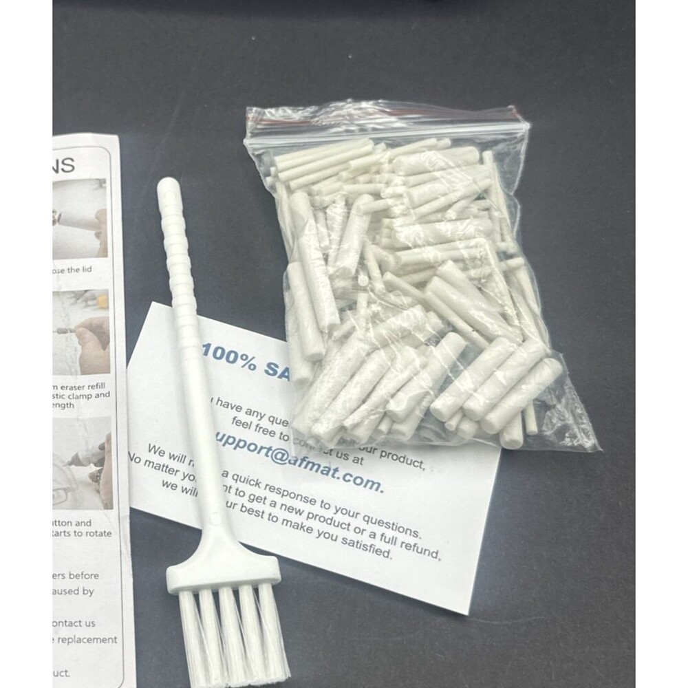 AFMAT Electric Eraser Eraser Refills Electric  Assorted Number of Items + brush